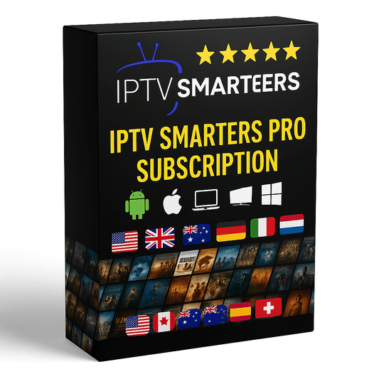IPTV Smarters Pro Subscription – 12 Months of Premium USA Channels