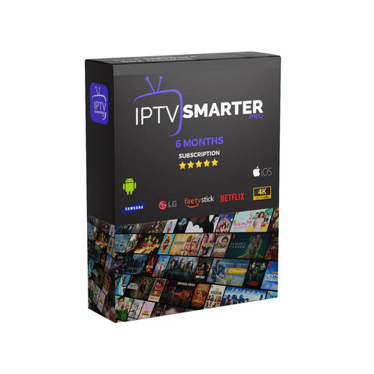 iptv smarters pro 6 months subscription