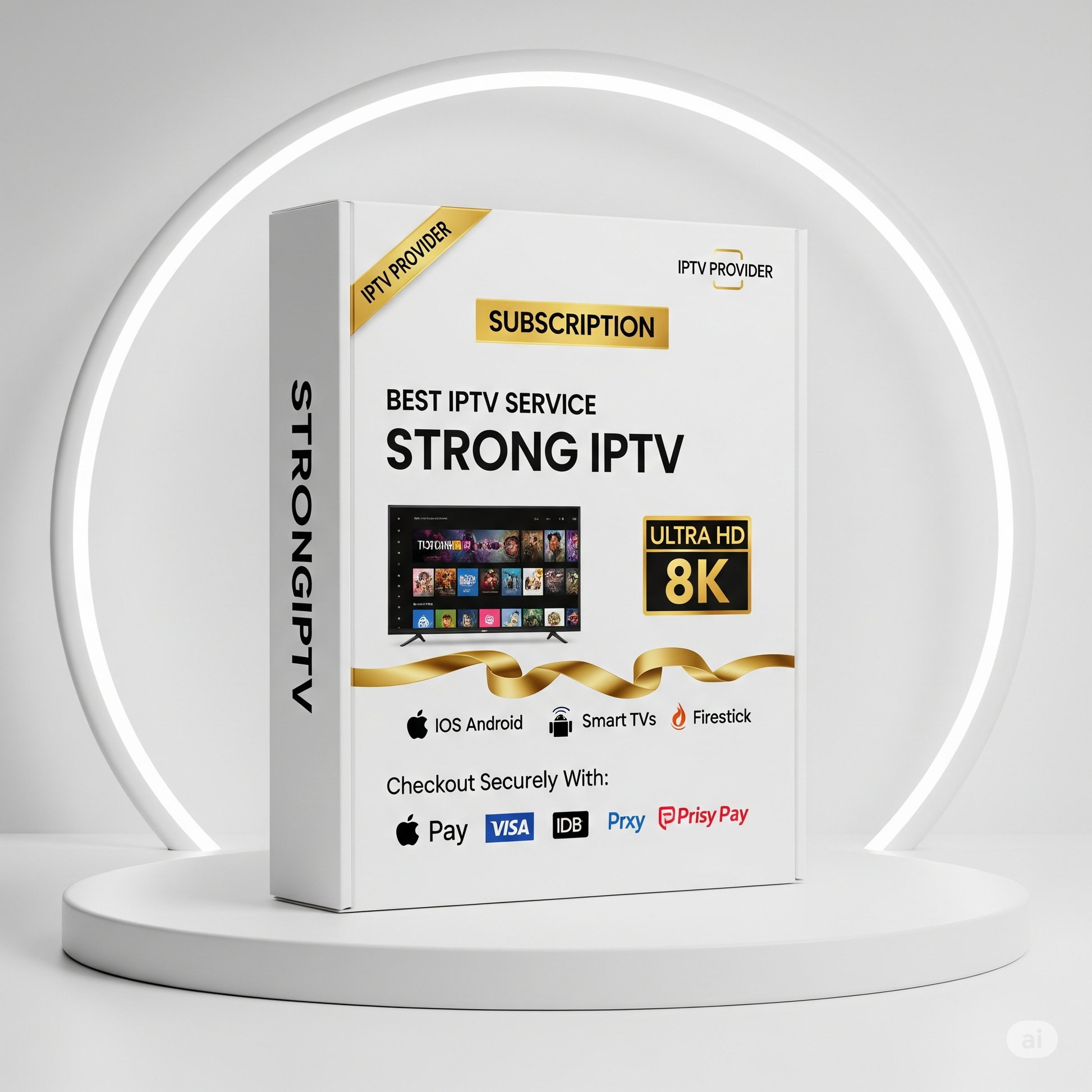 Strong 8K VIP IPTV Subscription | 12 Months Ultra-HD